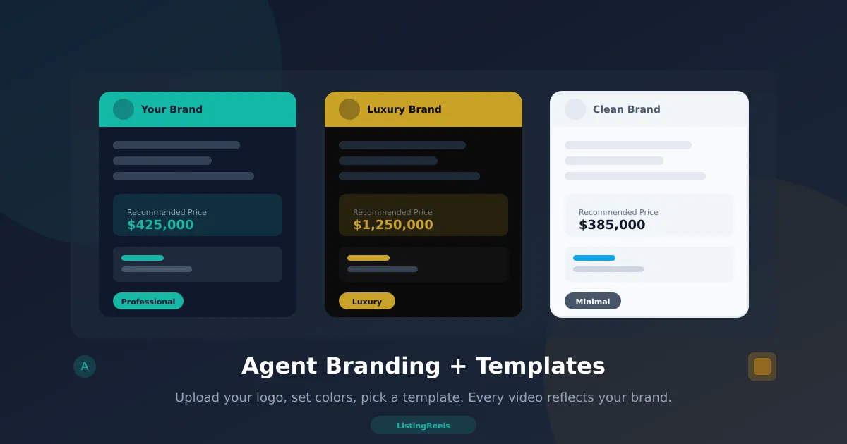 Agent Branding + Templates: Make Every CMA Look Like You
